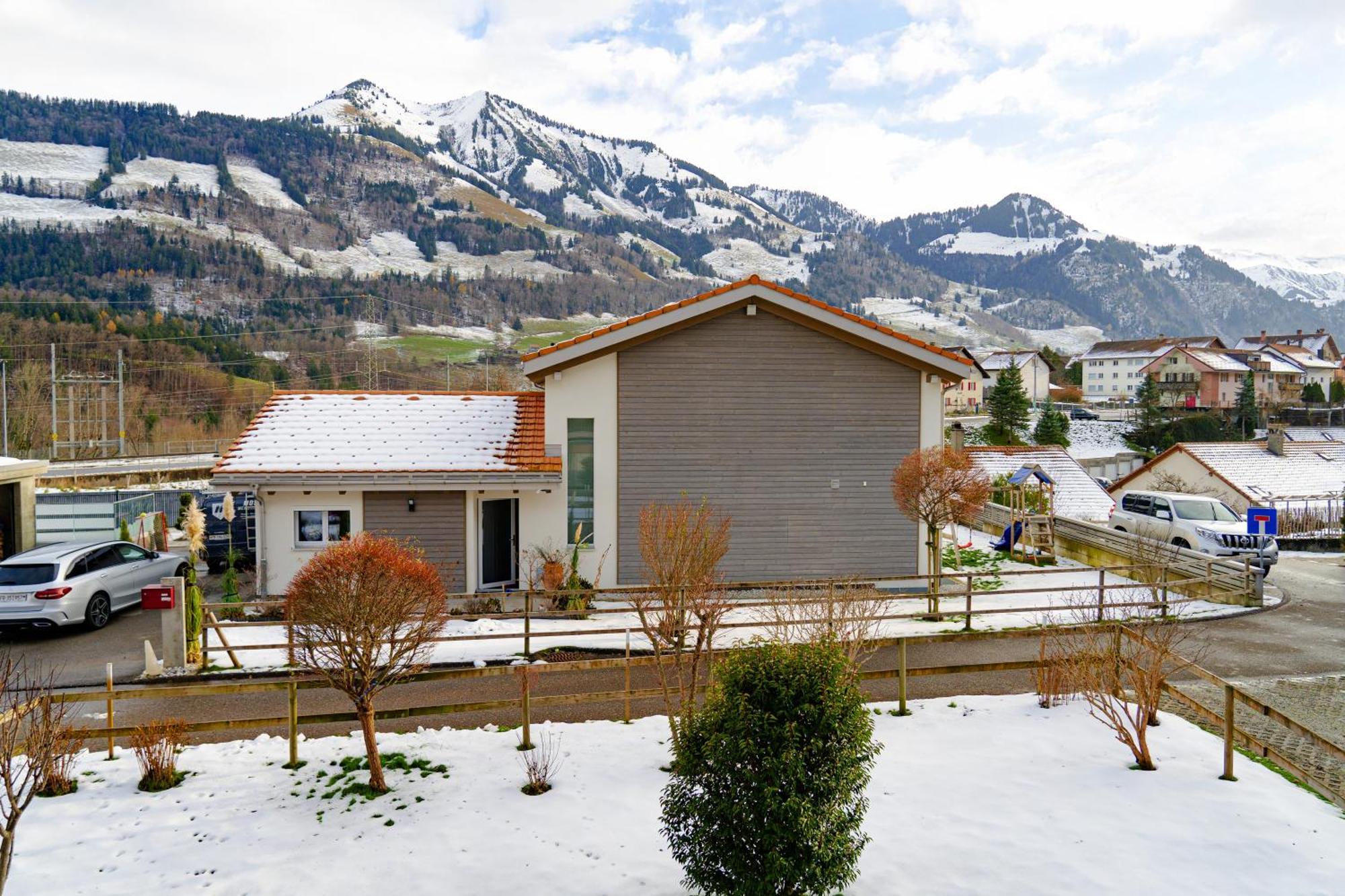 Gruyere Alpes Appartement 3 Chambres Bbq Parking Neirivue Exteriör bild
